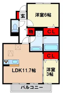 ハイコンプリートS【1階】の間取り