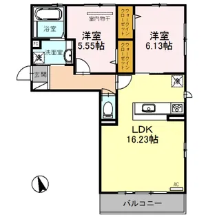 東樹館【2階】の間取り