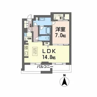 シャーメゾン上中野【3階】の間取り