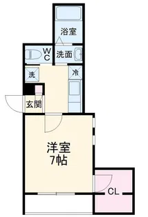 ジュネス東松戸【1階】の間取り