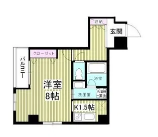 ライツェント石島【4階】の間取り