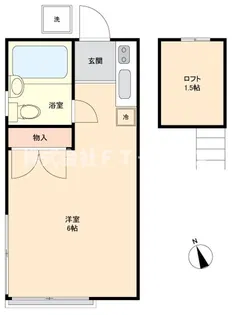 メゾン祥風【1階】の間取り