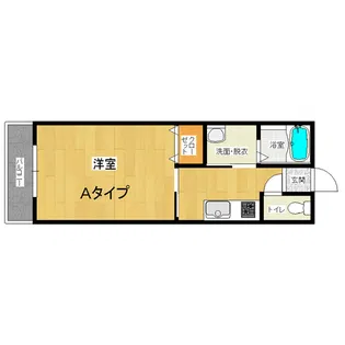 ミストラル【4階】の間取り
