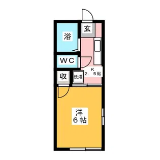 グレースハイム【1階】の間取り