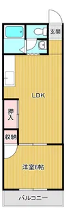 板倉ハイツ【2階】の間取り