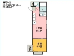 ファウンテンヒルズ新宿町【4階】の間取り