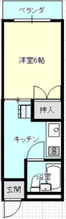 ヴィラ鏡山【1階】の間取り