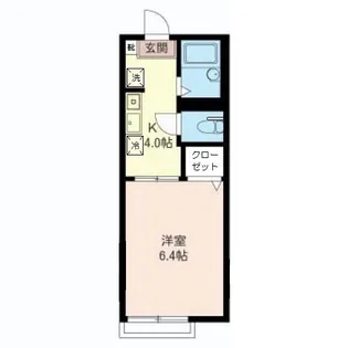 エスペランサII【2階】の間取り
