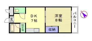 スライブ皆実【3階】の間取り