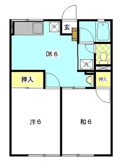 藤ハイム【1階】の間取り