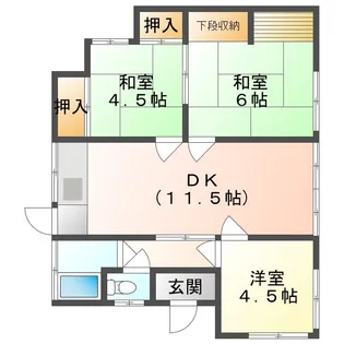 長崎県佐世保市須佐町【一戸建】の間取り