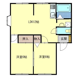 サンビレッジ小池【2階】の間取り