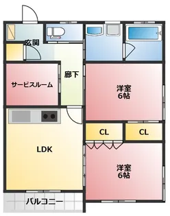 アークアジュール【3階】の間取り