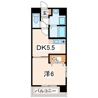 プレジデンシャル白山【4階】の間取り
