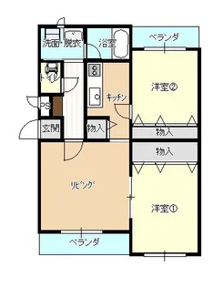 クレベール【3階】の間取り