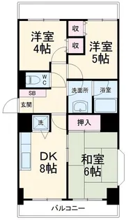 リレント相武台【2階】の間取り