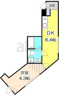 東京都杉並区井草1【マンション】の間取り