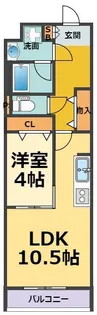 City Z 西宮(シティゼット西宮)【3階】の間取り