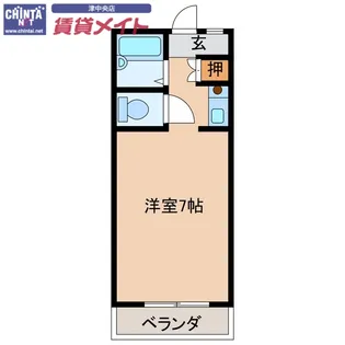 マロンハイツ【3階】の間取り