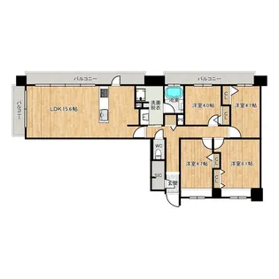 福岡県福岡市東区香椎照葉6【マンション】の間取り