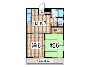 リバティ-池田【2階】の間取り