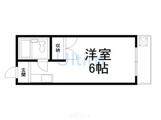 グランビュー太秦【6階】の間取り