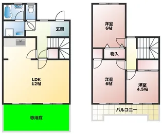 兵庫県明石市大久保町谷八木【一戸建】の間取り