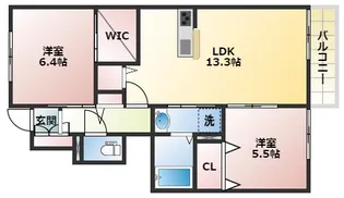 サン・スティーズ【1階】の間取り