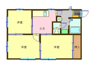 ディアスヒロ【1階】の間取り