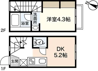 広島県広島市東区戸坂くるめ木2【一戸建】の間取り