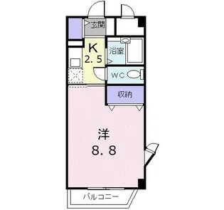 広島県広島市安佐南区八木8【マンション】の間取り