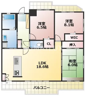 フェリーチェマンション【3階】の間取り