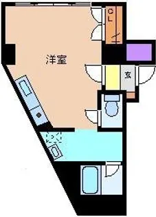 キュウブEX【4階】の間取り