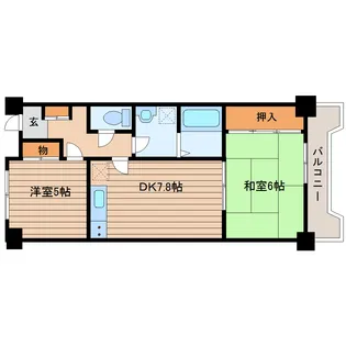 ノースヒルズ参番館【3階】の間取り