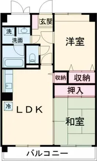 リバーサイドWillow【1階】の間取り