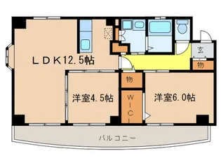 ツインカムウエスト【2階】の間取り