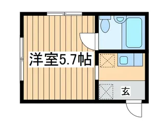 神奈川県横浜市港北区大倉山3【アパート】の間取り