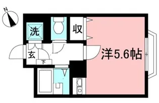 1Rの間取り画像