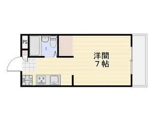 グランツ大元駅前【4階】の間取り