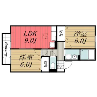 千葉県市原市岩崎1【アパート】の間取り