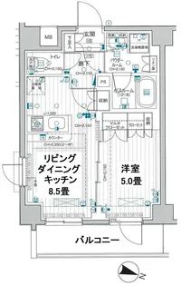 デュオステージ練馬春日町【3階】の間取り