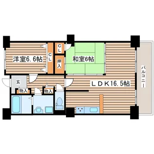 オムニバスコート東照宮 東館【10階】の間取り