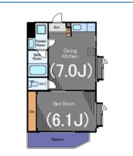 ルーチェ・ボナール【3階】の間取り