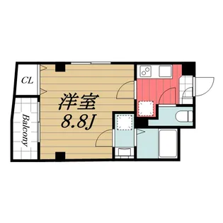 千葉県千葉市中央区港町【マンション】の間取り