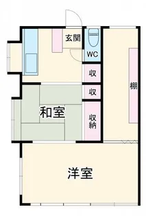 第二ヤマリハイツ【1階】の間取り