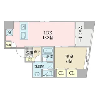 グーズベリー【4階】の間取り