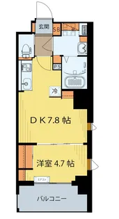 シエルエックス榴岡公園【8階】の間取り