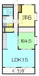 シティコーポ西条【1階】の間取り