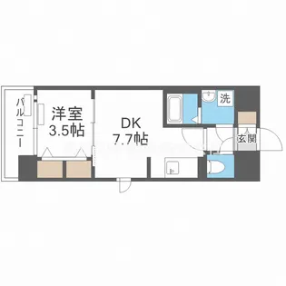 大阪府大阪市生野区新今里1【マンション】の間取り