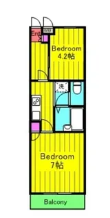 2Kの間取り画像